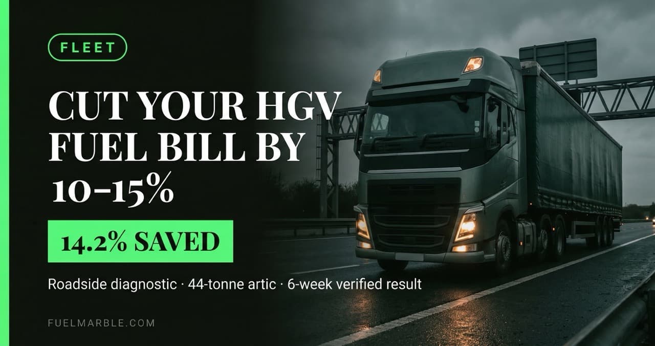 HGV fleet fuel consumption reduction checklist — 6-step diagnostic guide for diesel fleet managers