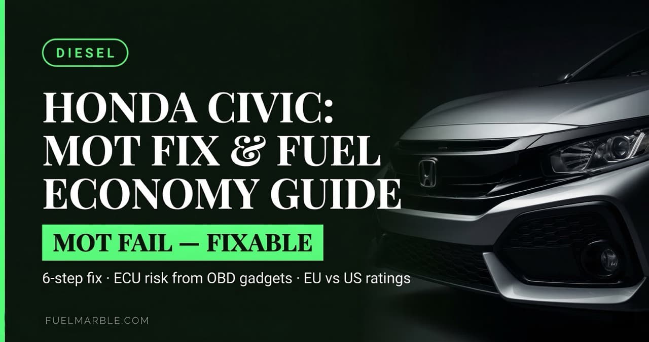 Honda Civic emission test failure and fuel saver gadgets guide — FuelMarble