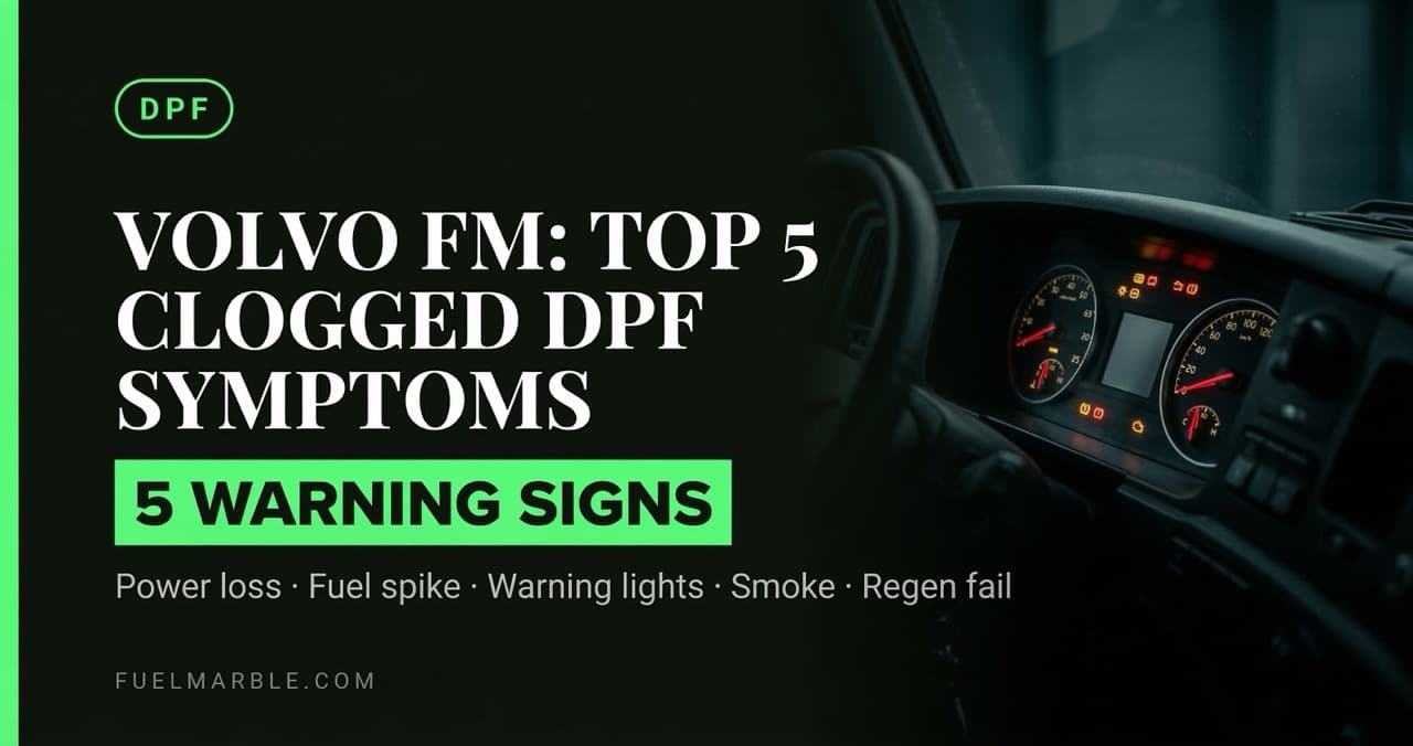 Top 5 Symptoms of a Clogged DPF in Volvo FM Trucks
