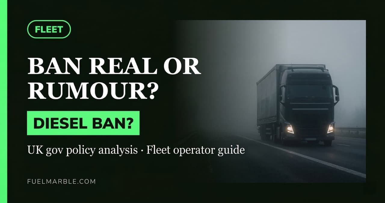Is the UK Diesel Lorry Ban Real — FuelMarble explainer