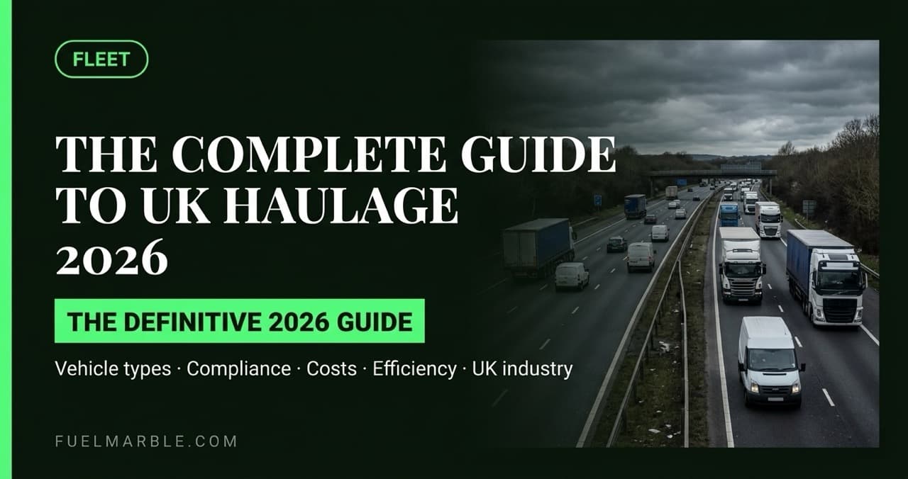 UK haulage and logistics 2026 complete industry guide — FuelMarble