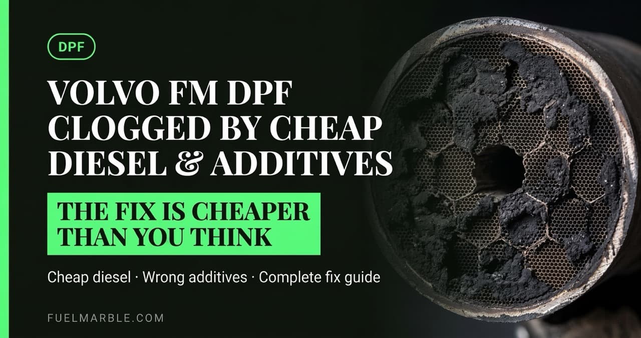 Volvo FM DPF Clogged After Using Cheap Diesel and Fuel Additives Complete Fix Guide