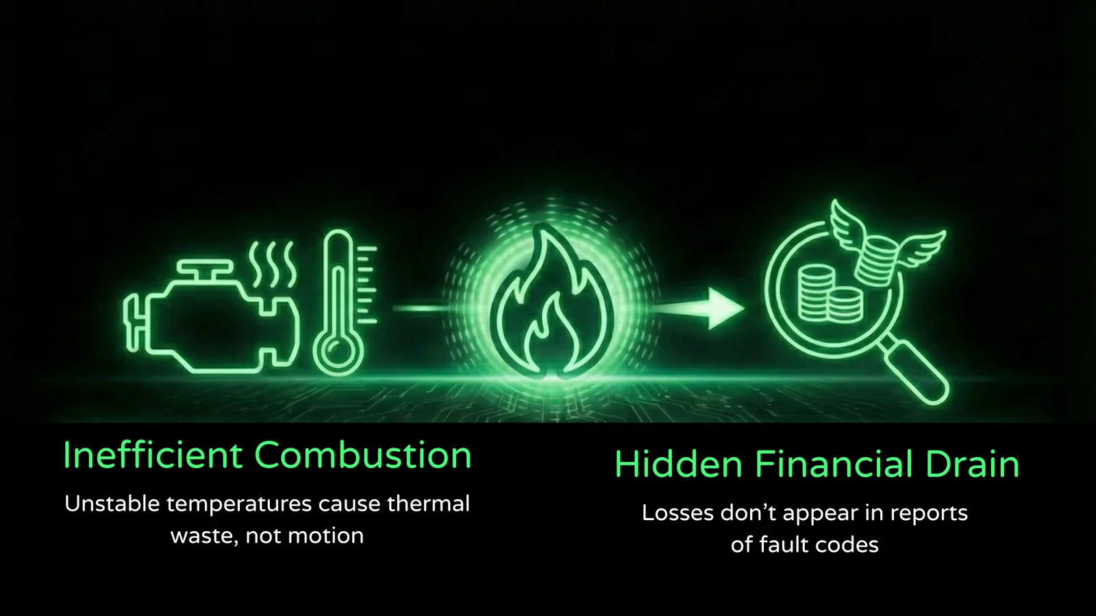 The invisible fuel loss most fleets never measure — thermal inefficiency and combustion waste