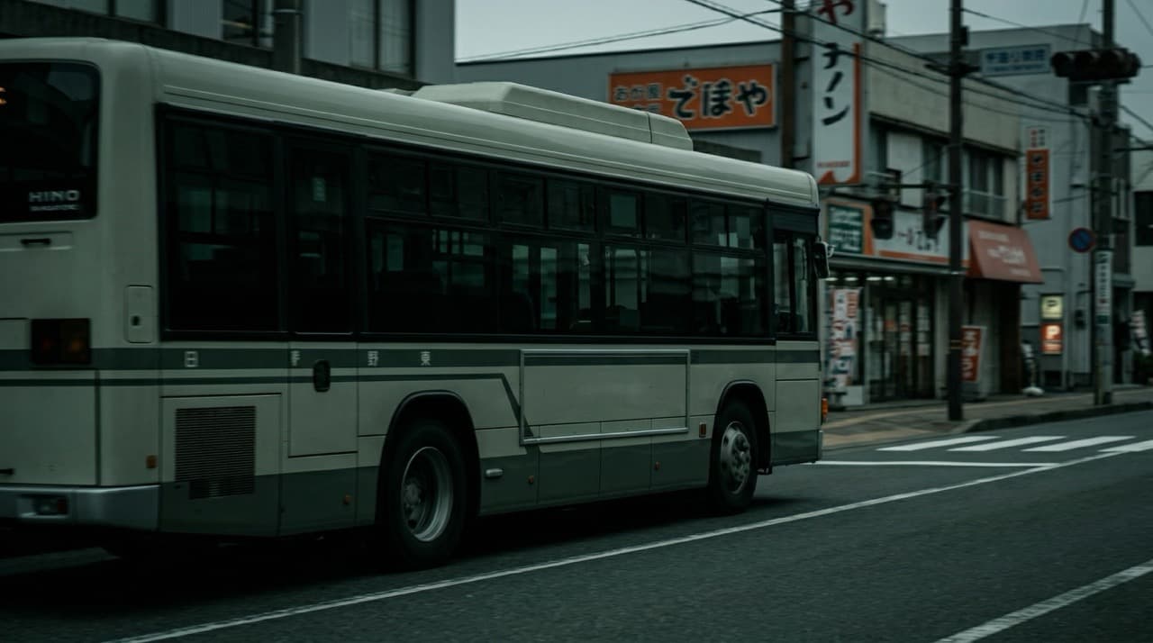 FuelMarble bus application — 22.14% fuel efficiency gain on Yamanashi Kotsu city route buses
