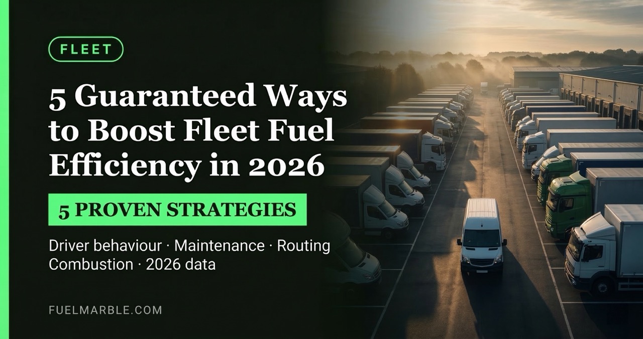 5 Guaranteed Ways to Boost Fleet Fuel Efficiency in 2026 | FuelMarble